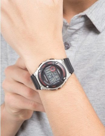 Часы Кварцевые CASIO W-216H-1CVDF полимер купить,NaN