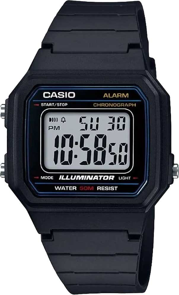 Часы Кварцевые CASIO W-217H-1AVDF полимер купить,NaN