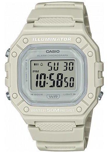 Часы Кварцевые CASIO W-218HC-8AVDF пластик купить,NaN