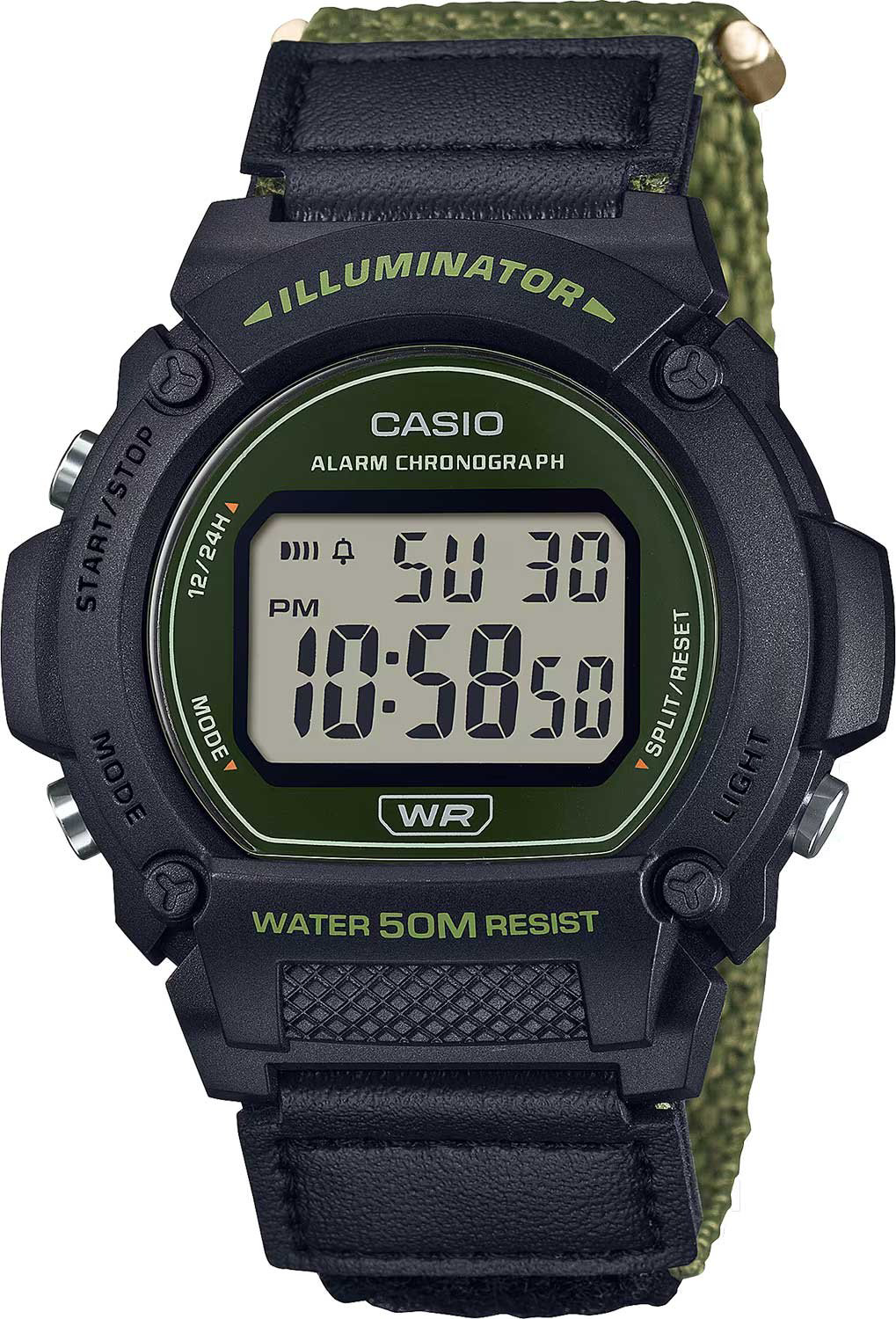 Часы Кварцевые CASIO W-219HB-3AVDF полимер