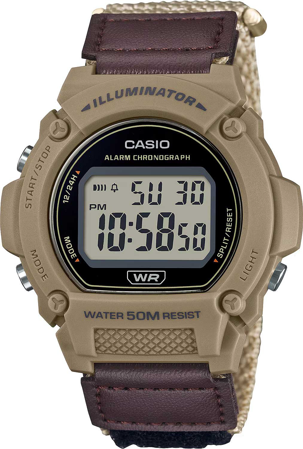 Часы Кварцевые CASIO W-219HB-5AVDF полимер