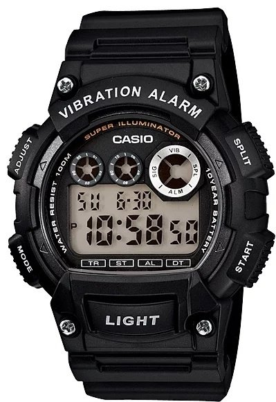 Часы Кварцевые CASIO W-735H-1AVDF пластик