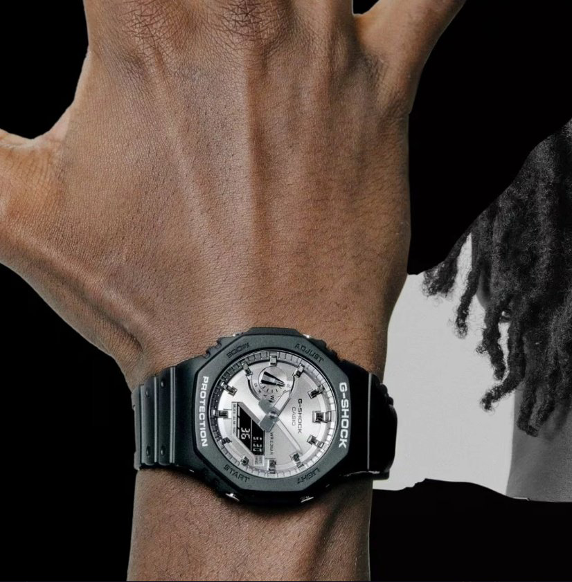 Часы Кварцевые CASIO GA-2100SB-1ADR полимер купить,NaN