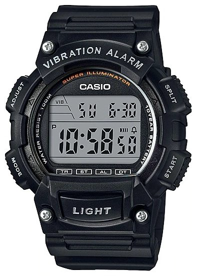 Часы Кварцевые CASIO W-736H-1AVDF пластик