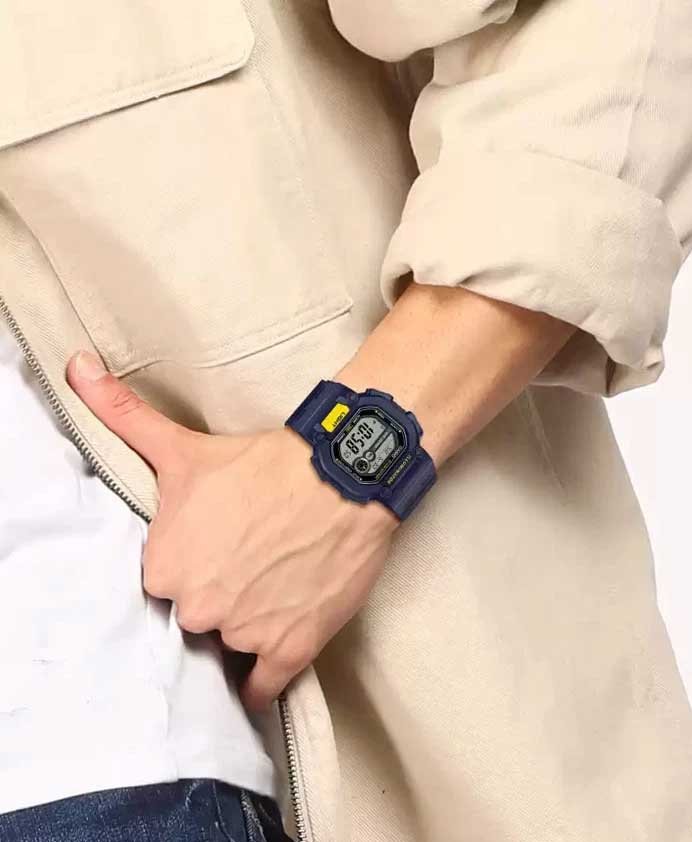Часы Кварцевые CASIO W-737H-2AVDF полимер купить,NaN
