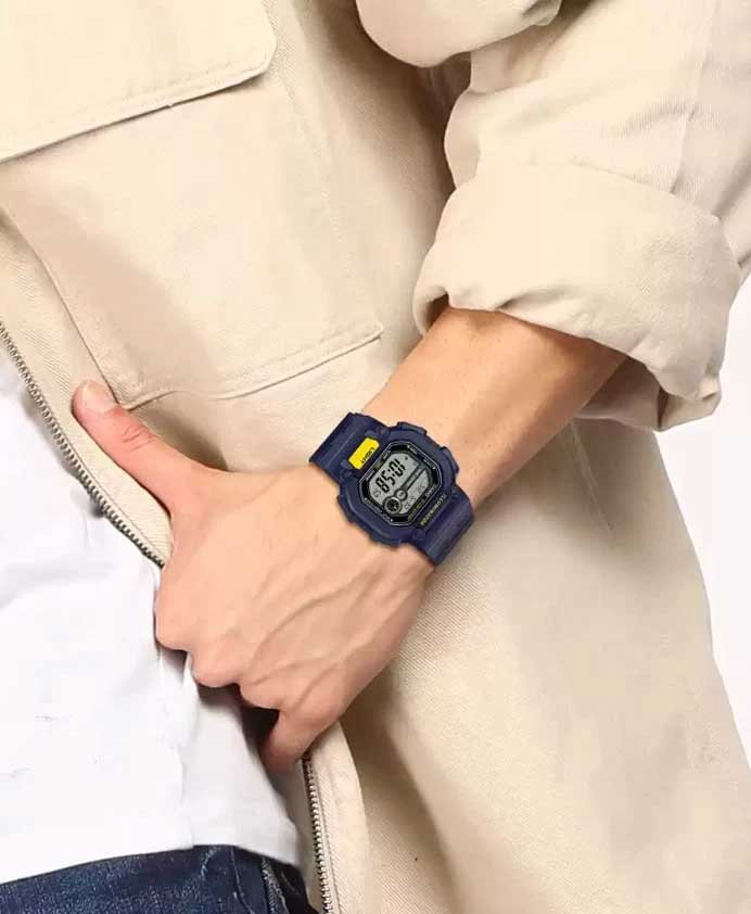 Часы Кварцевые CASIO W-737H-2AVDF полимер купить,NaN
