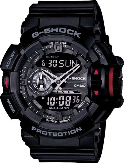 Часы Кварцевые CASIO GA-400-1BDR полимер