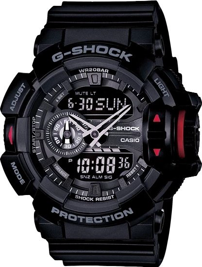 Часы Кварцевые CASIO GA-400-1BDR полимер купить,NaN