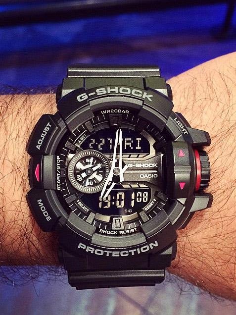Часы Кварцевые CASIO GA-400-1BDR полимер