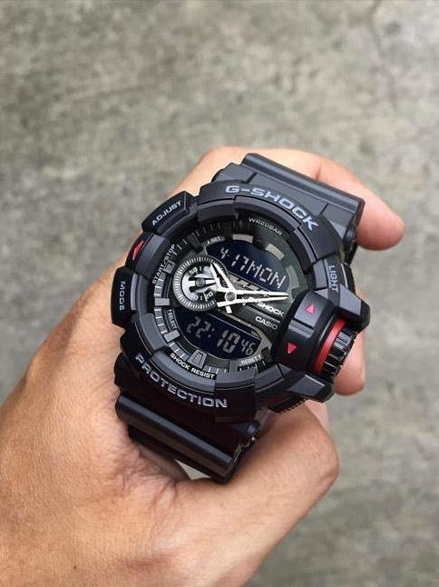Часы Кварцевые CASIO GA-400-1BDR полимер
