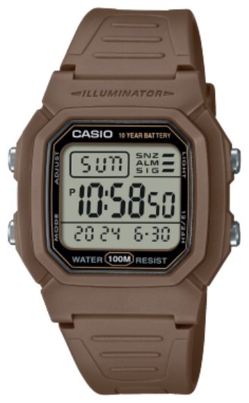 Часы Кварцевые CASIO W-800H-5AVDF полимер