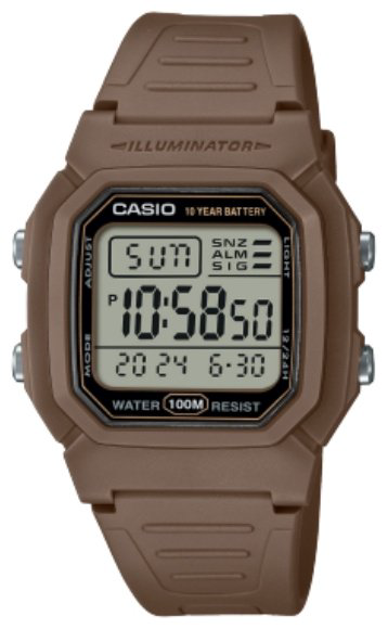 Часы Кварцевые CASIO W-800H-5AVDF полимер