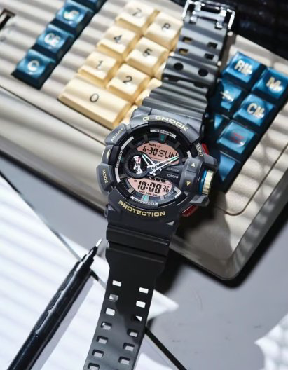 Часы Кварцевые CASIO GA-400PC-8ADR полимер купить,NaN