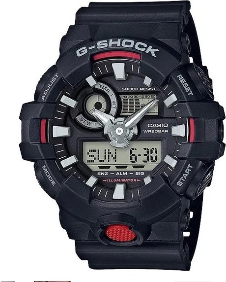 Часы Кварцевые CASIO GA-700-1ADR полимер купить,NaN