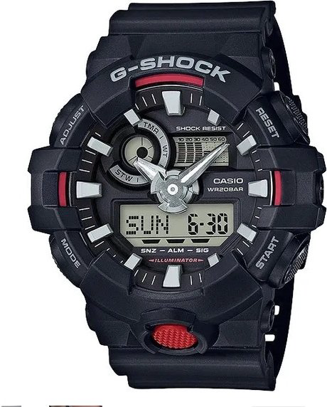 Часы Кварцевые CASIO GA-700-1ADR полимер купить,NaN