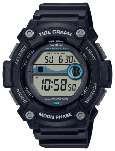 Часы Кварцевые CASIO WS-1300H-1AVEF полимер