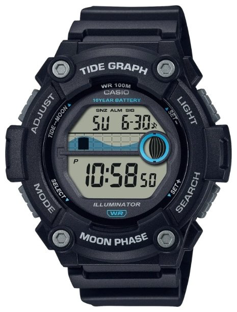 Часы Кварцевые CASIO WS-1300H-1AVEF полимер