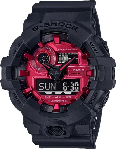 Часы Кварцевые CASIO GA-700AR-1ADR полимер