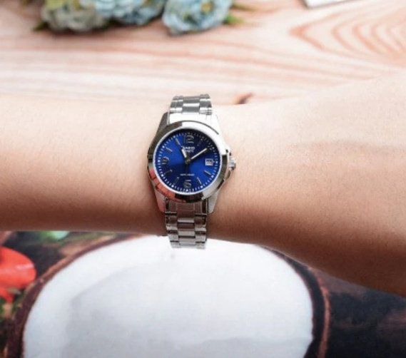 Часы Кварцевые CASIO LTP-1215A-2ADF нержавеющая сталь