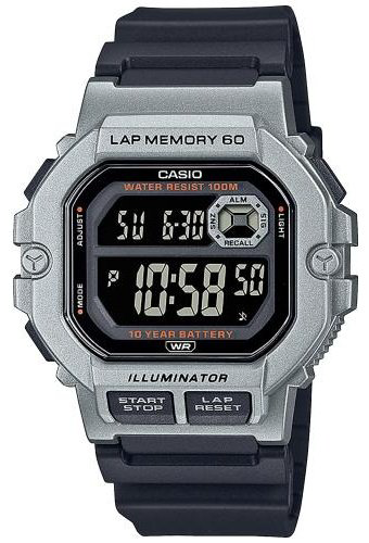 Часы Кварцевые CASIO WS-1400H-1BVDF пластик