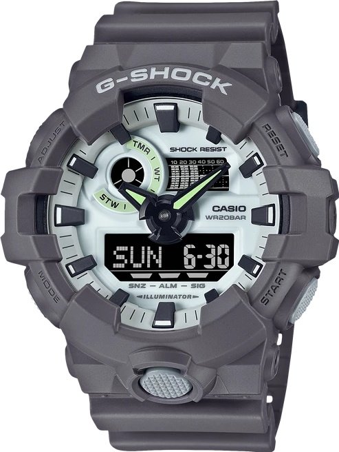 Часы Кварцевые CASIO GA-700HD-8ADR полимер