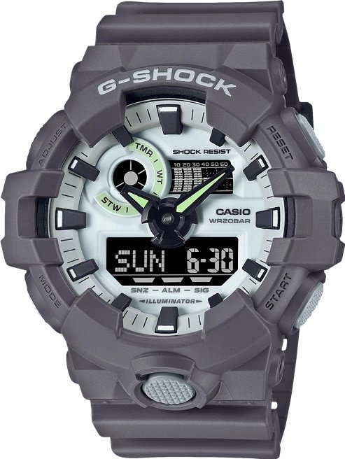 Часы Кварцевые CASIO GA-700HD-8ADR полимер