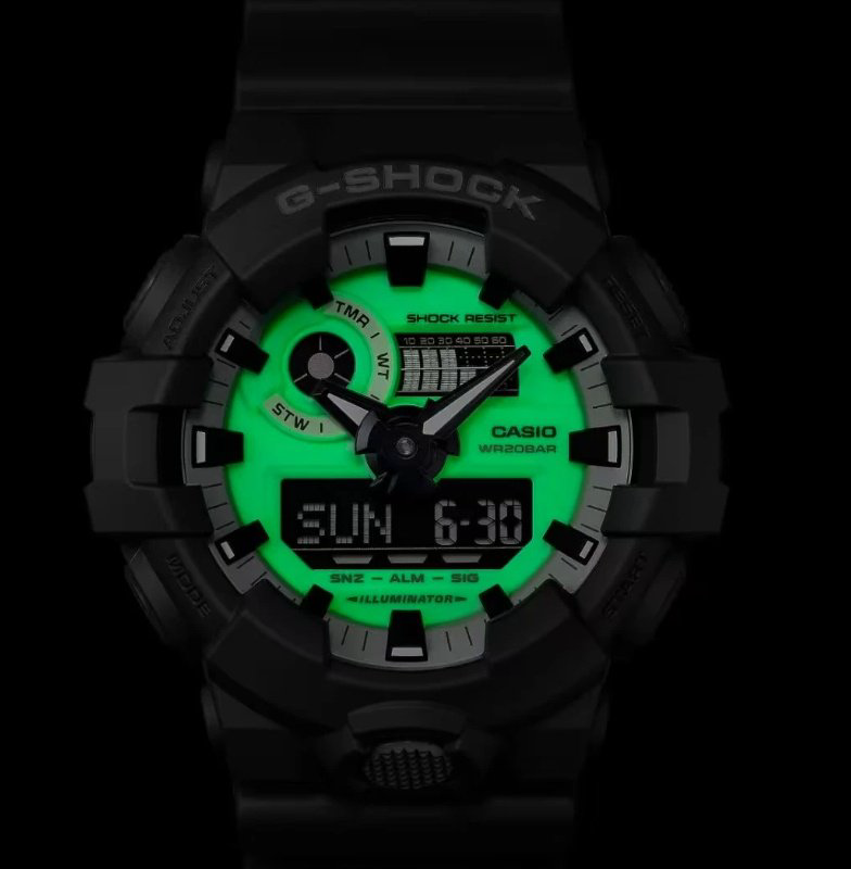 Часы Кварцевые CASIO GA-700HD-8ADR полимер