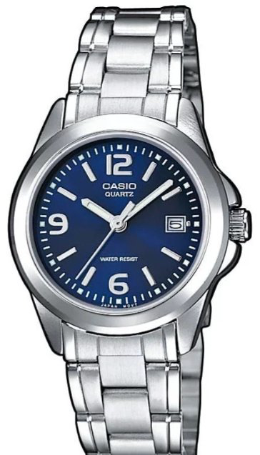 Часы Кварцевые CASIO LTP-1259PD-2AEG сталь