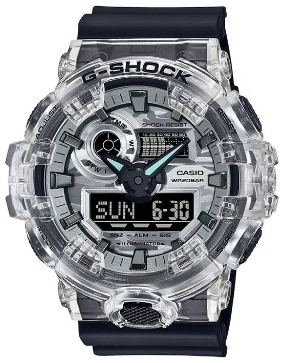 Часы Кварцевые CASIO GA-700SKC-1ADR полимер