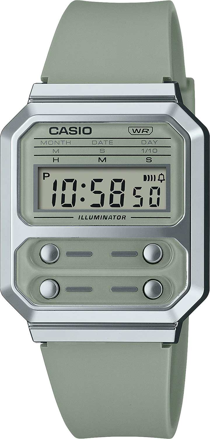 Часы Кварцевые CASIO A100WEF-3AEF полимер