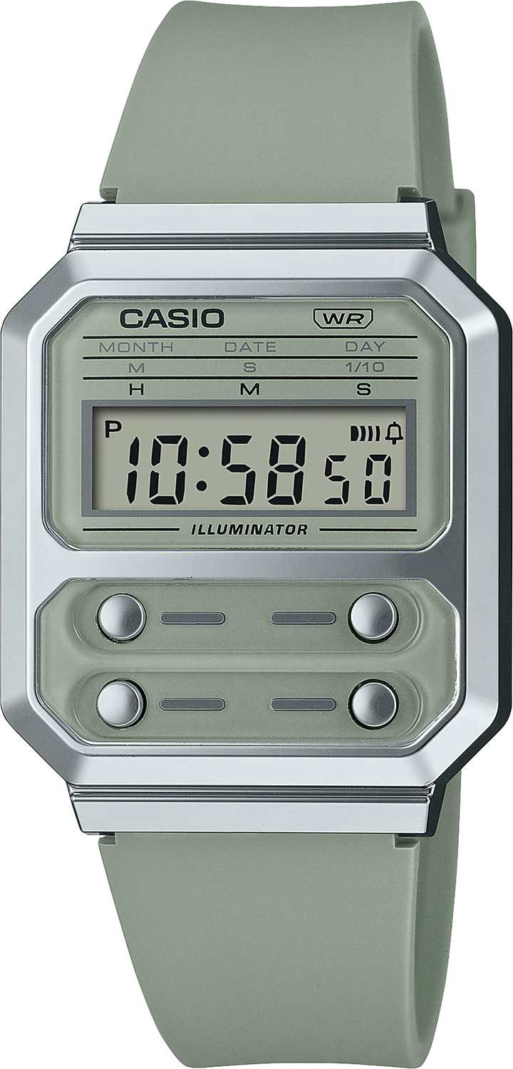 Часы Кварцевые CASIO A100WEF-3AEF полимер