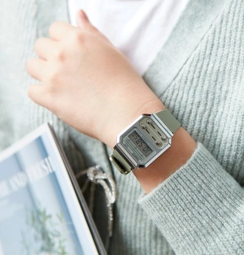 Часы Кварцевые CASIO A100WEF-3AEF полимер