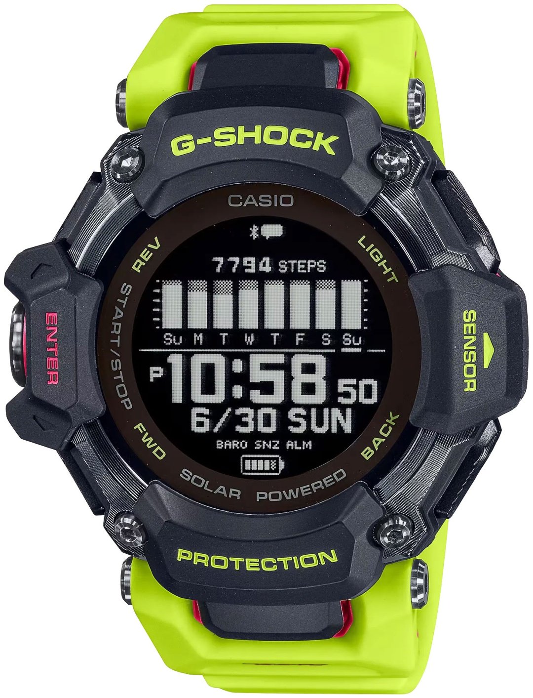 Часы Кварцевые CASIO GBD-H2000-1A9ER полимер купить,NaN