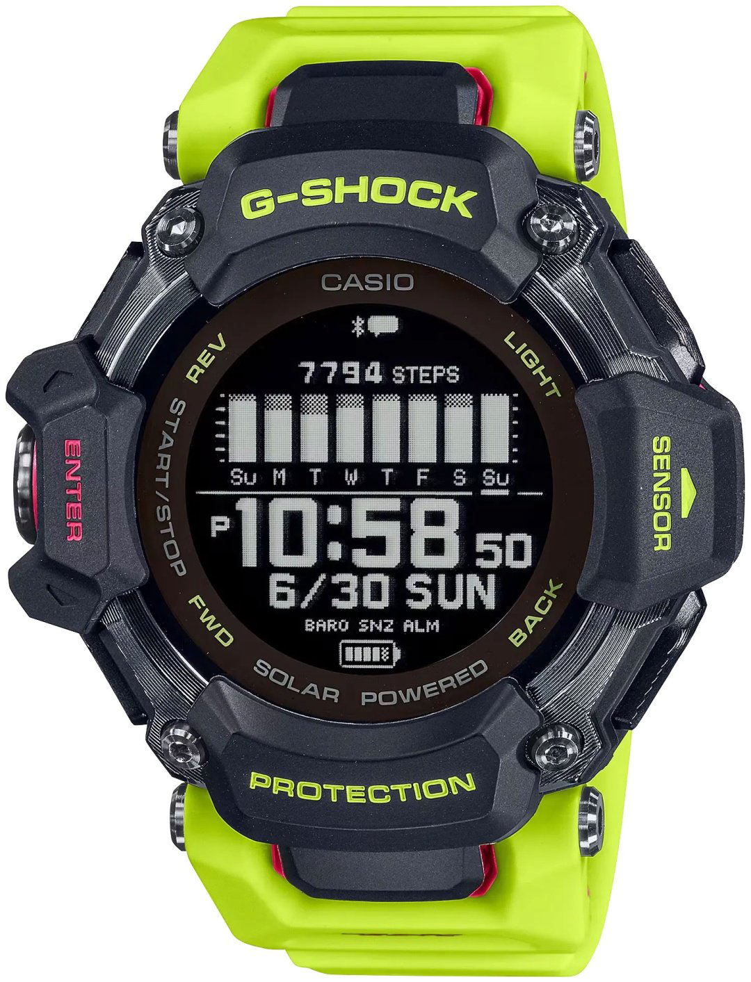 Часы Кварцевые CASIO GBD-H2000-1A9ER полимер купить,NaN