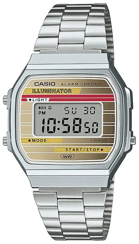 Часы Кварцевые CASIO A168WEHA-9ADF нержавеющая сталь купить,NaN
