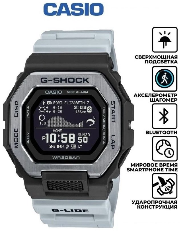 Кварцевые CASIO нержавеющая сталь, полимерный пластик