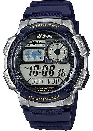 Часы Кварцевые CASIO AE-1000W-2AVDF пластик