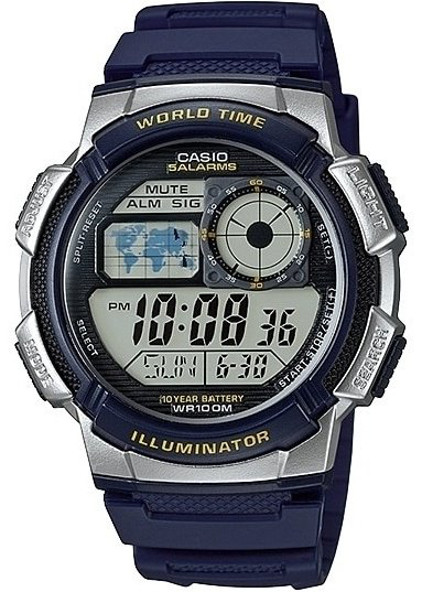 Часы Кварцевые CASIO AE-1000W-2AVDF пластик