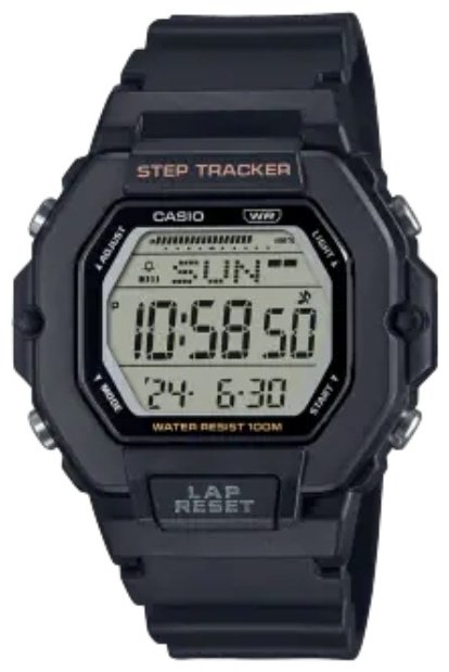 Часы Кварцевые CASIO LWS-2200H-1AVEF полимерный пластик