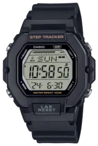 Часы Кварцевые CASIO LWS-2200H-1AVEF полимерный пластик