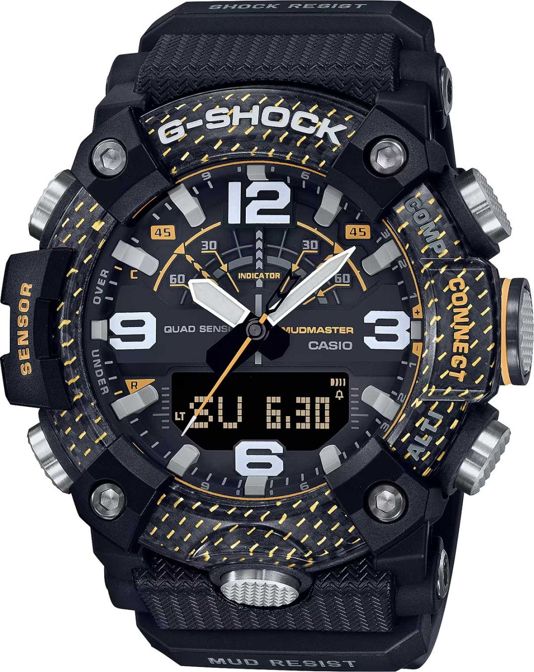 Часы Кварцевые CASIO GG-B100Y-1AER карбон