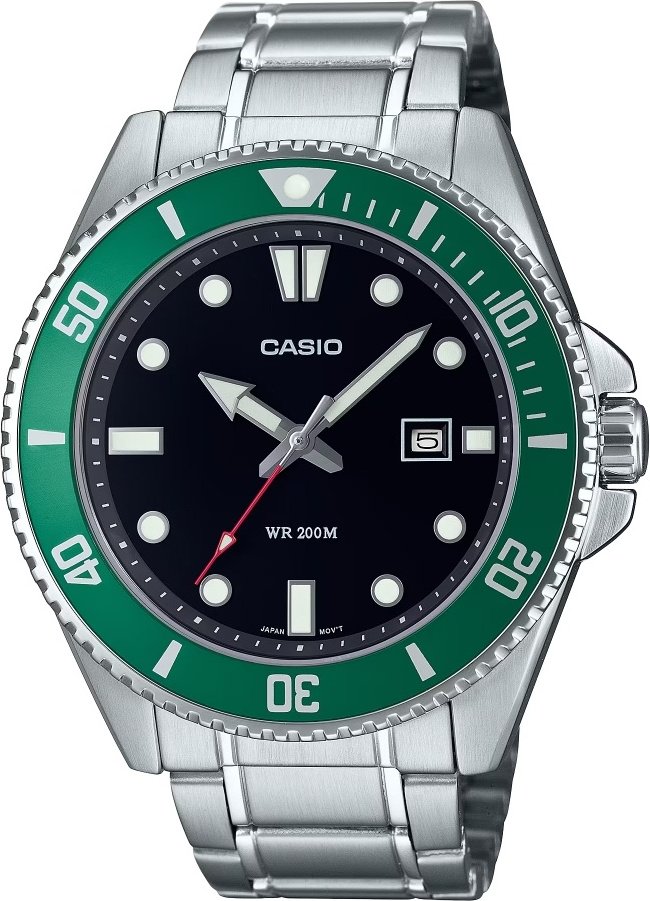 Часы Кварцевые CASIO MDV-107D-3AVDF нержавеющая сталь