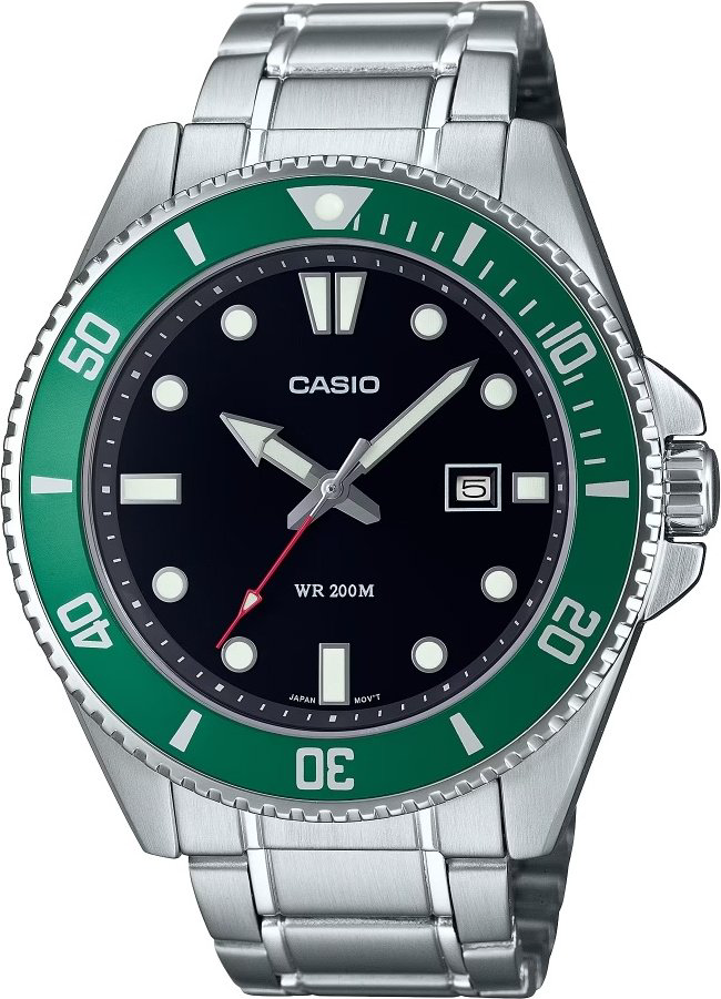 Часы Кварцевые CASIO MDV-107D-3AVDF нержавеющая сталь