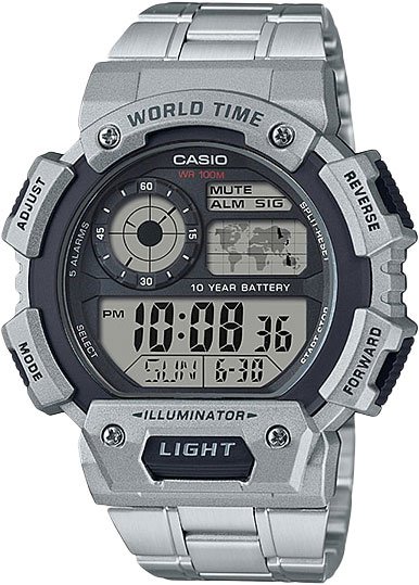 Часы Кварцевые CASIO AE-1400WHD-1AVDF полимер