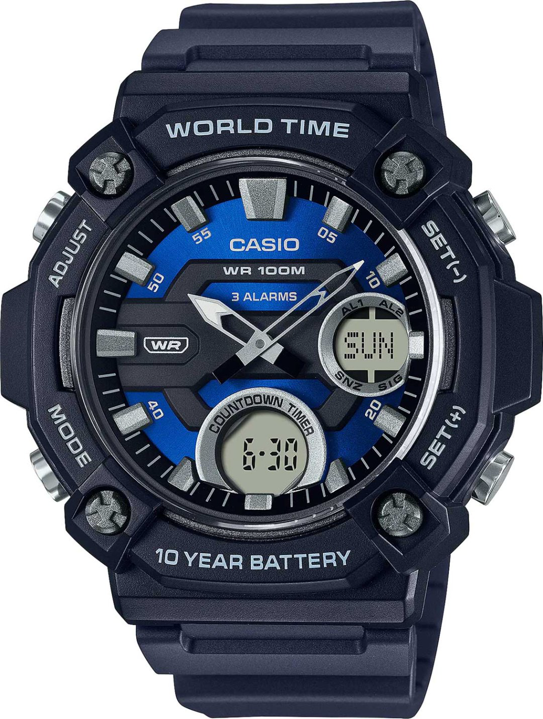 Часы Кварцевые CASIO AEQ-120W-2AVDF полимер