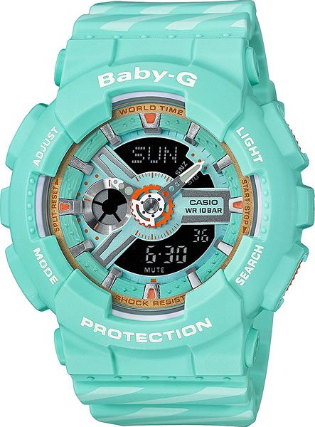 Часы Кварцевые CASIO BA-110CH-3ADR полимер