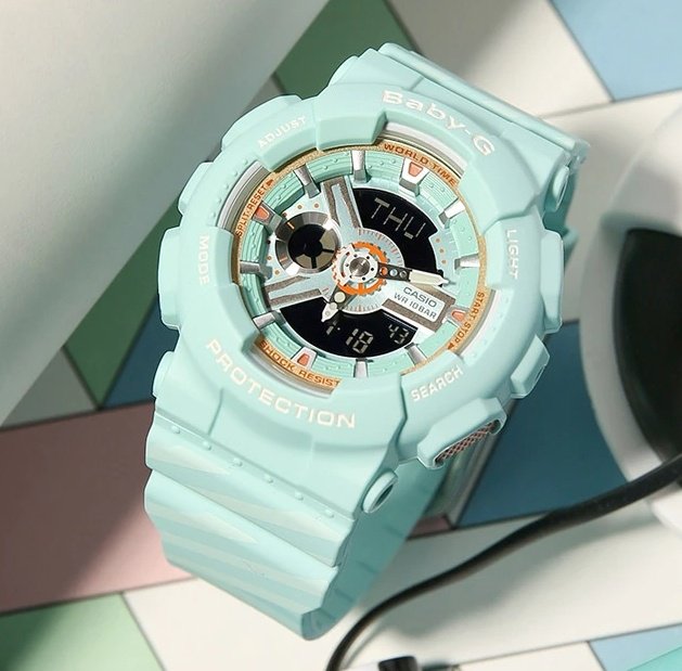 Часы Кварцевые CASIO BA-110CH-3ADR полимер