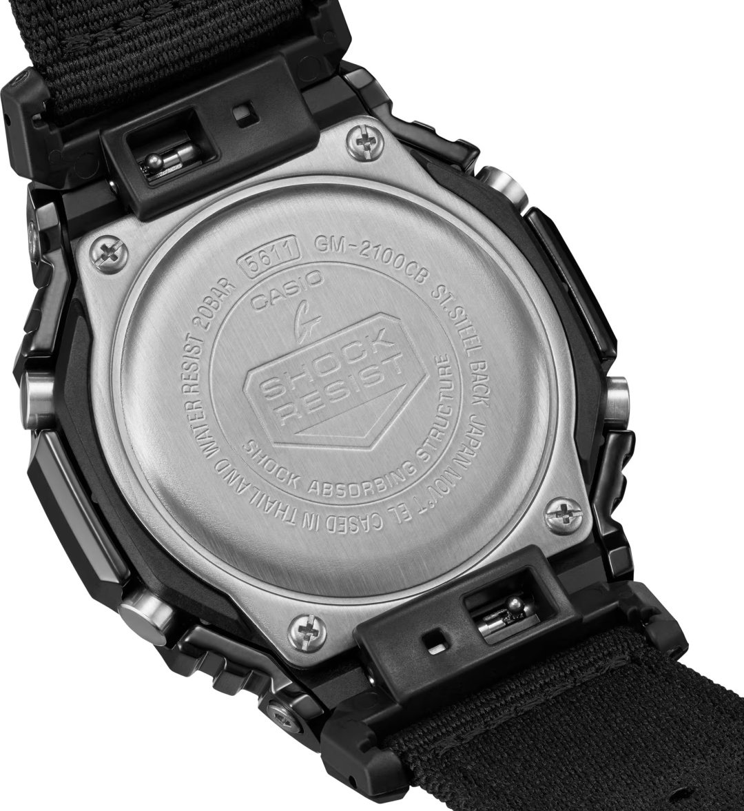 Часы Кварцевые CASIO GM-2100CB-1ADR пластик, нержавеющая сталь