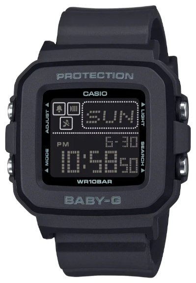 Часы Кварцевые CASIO BGD-10-1DR полимер