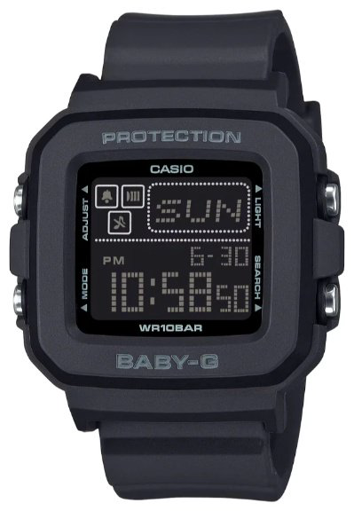 Часы Кварцевые CASIO BGD-10-1DR полимер